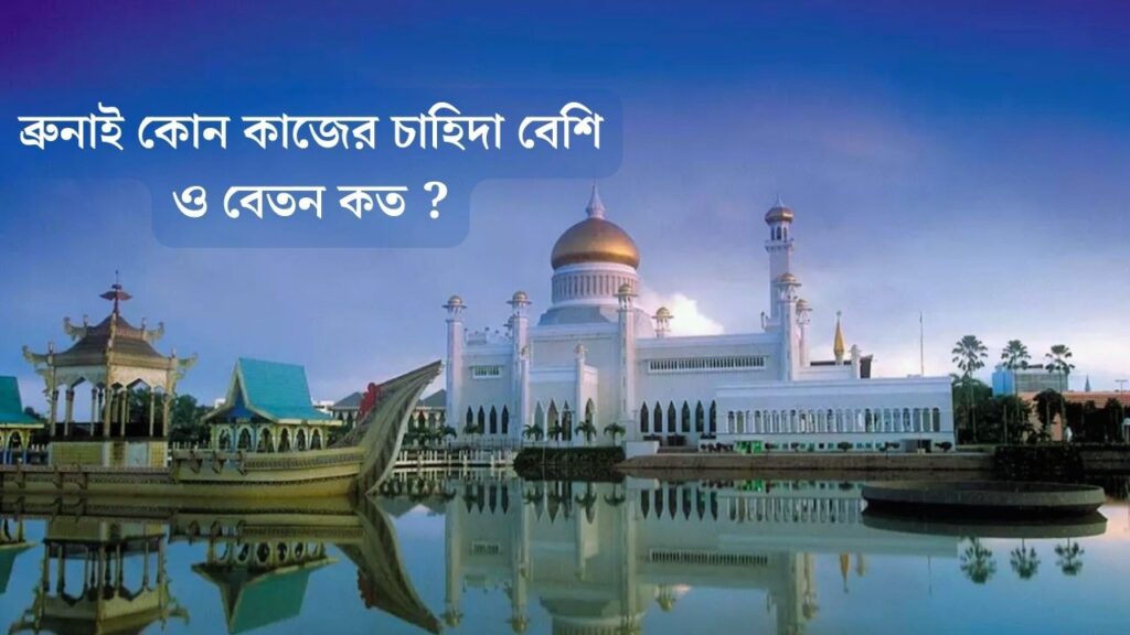 ব্রুনাই কোন কাজের চাহিদা বেশি ও বেতন কত