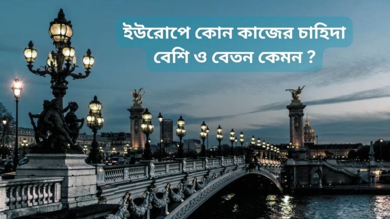 ইউরোপে কোন কাজের চাহিদা বেশি