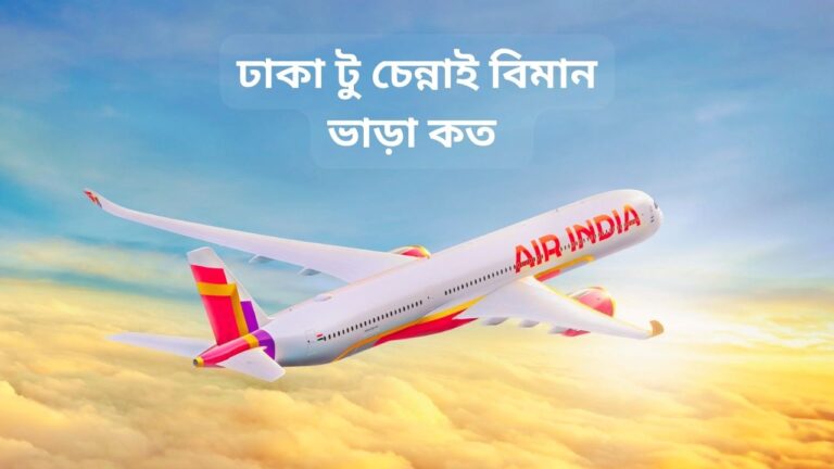 ঢাকা টু চেন্নাই বিমান ভাড়া